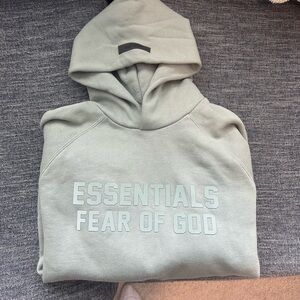 Light green essentials Hoodie